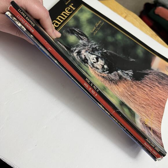 Set of 3 Vintage Llama Banner Magazines April May June July August 1993 - Picture 16 of 16